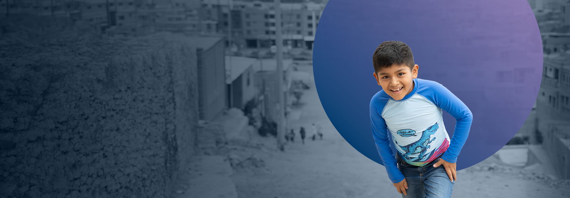 Niño participante del programa Niños a la Vida (KidsAlive)